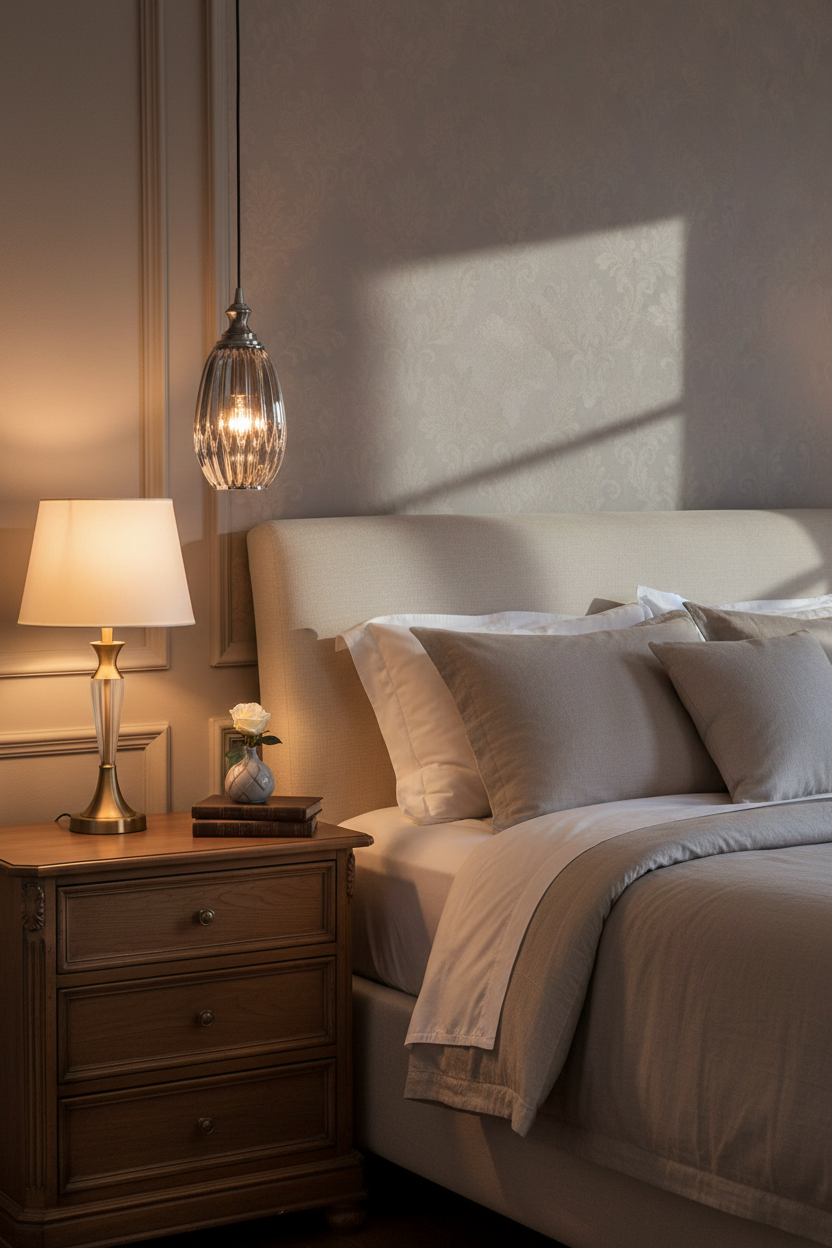 Refract Oval Glass Pendant, Smoke