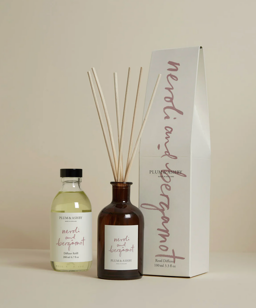 Plum & Ashby Reed Diffuser, Neroli &  Bergamot