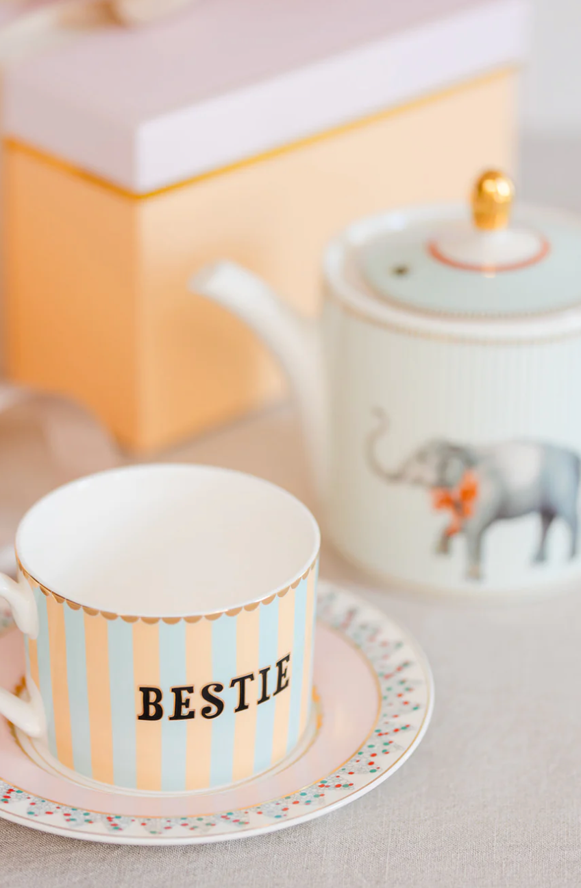 Yvonne Ellen Tea Cup & Saucer, Bestie