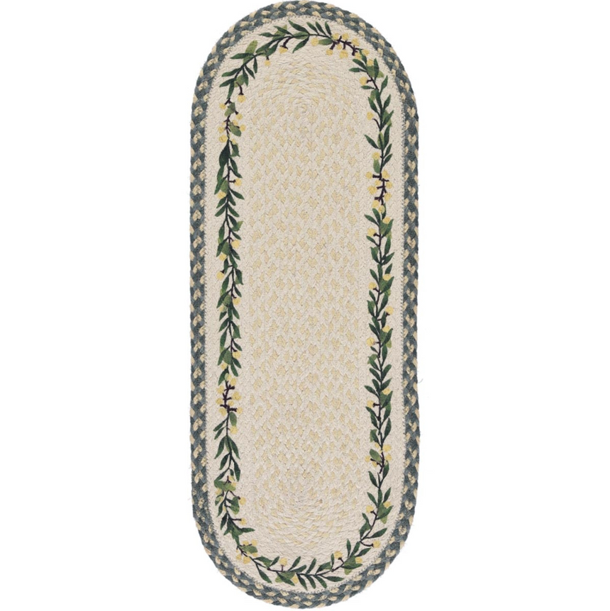 The Braided Rug Company Jute Table Runner, Mimosa