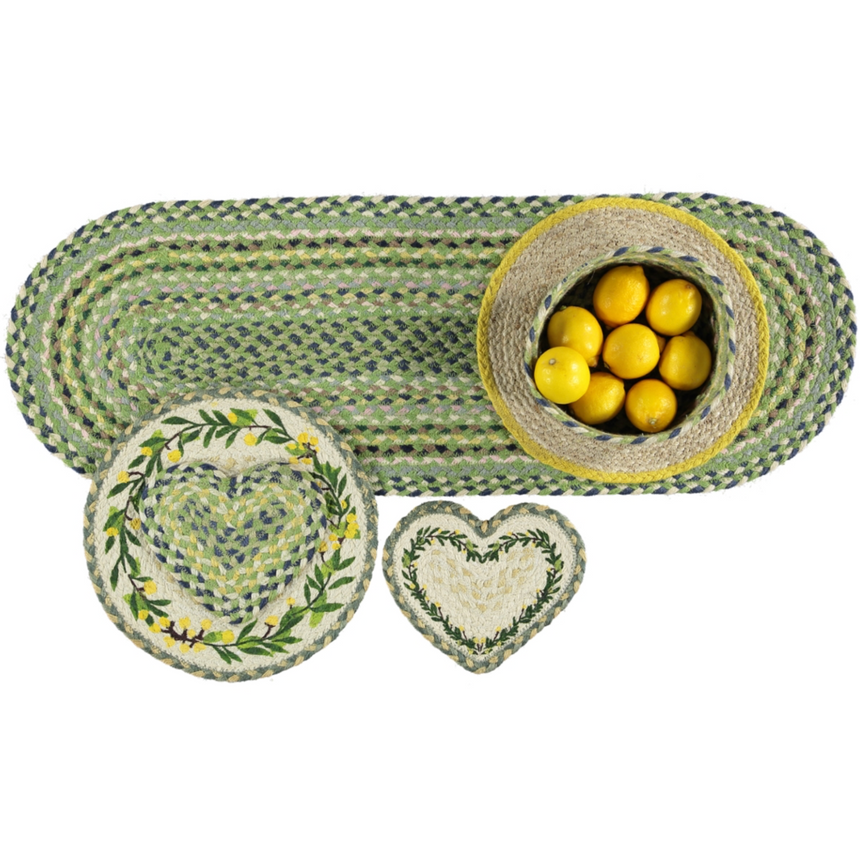 The Braided Rug Company Jute Placemats, Mimosa ( Set Of 6 )