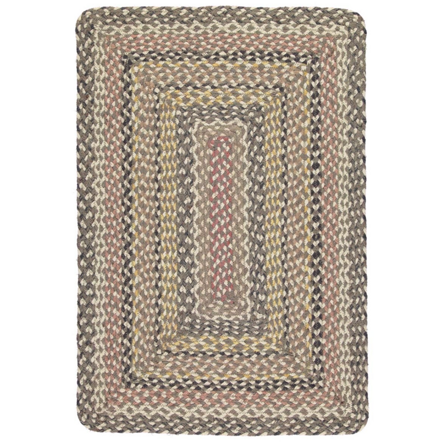 The Braided Rug Company  Rectangle Jute Rug, Granite