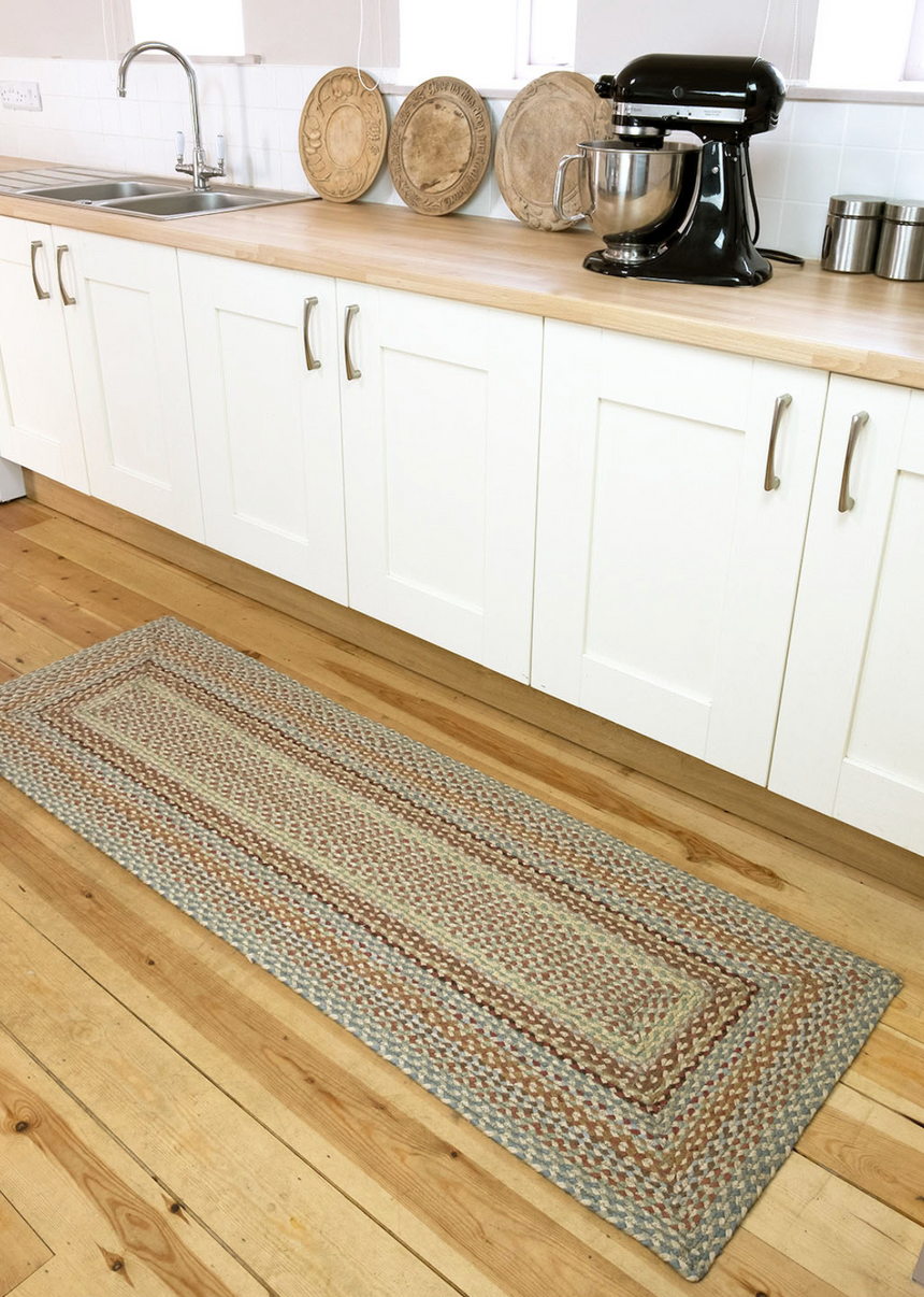 The Braided Rug Company Rectangle Jute Rug, Pampas