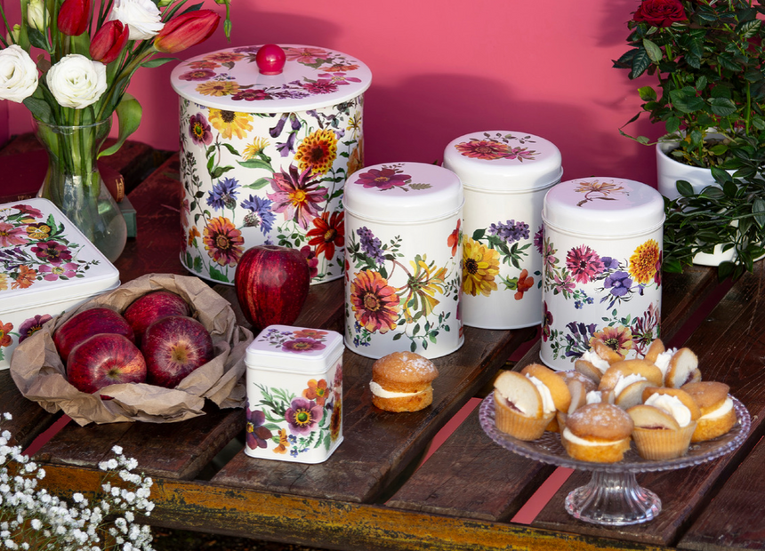 Emma Bridgewater Biscuit Barrel, Garden Flowers