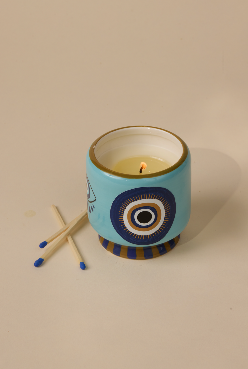 Paddywax A Dopo Eye Ceramic Scented  Candle, Incense & Smoke