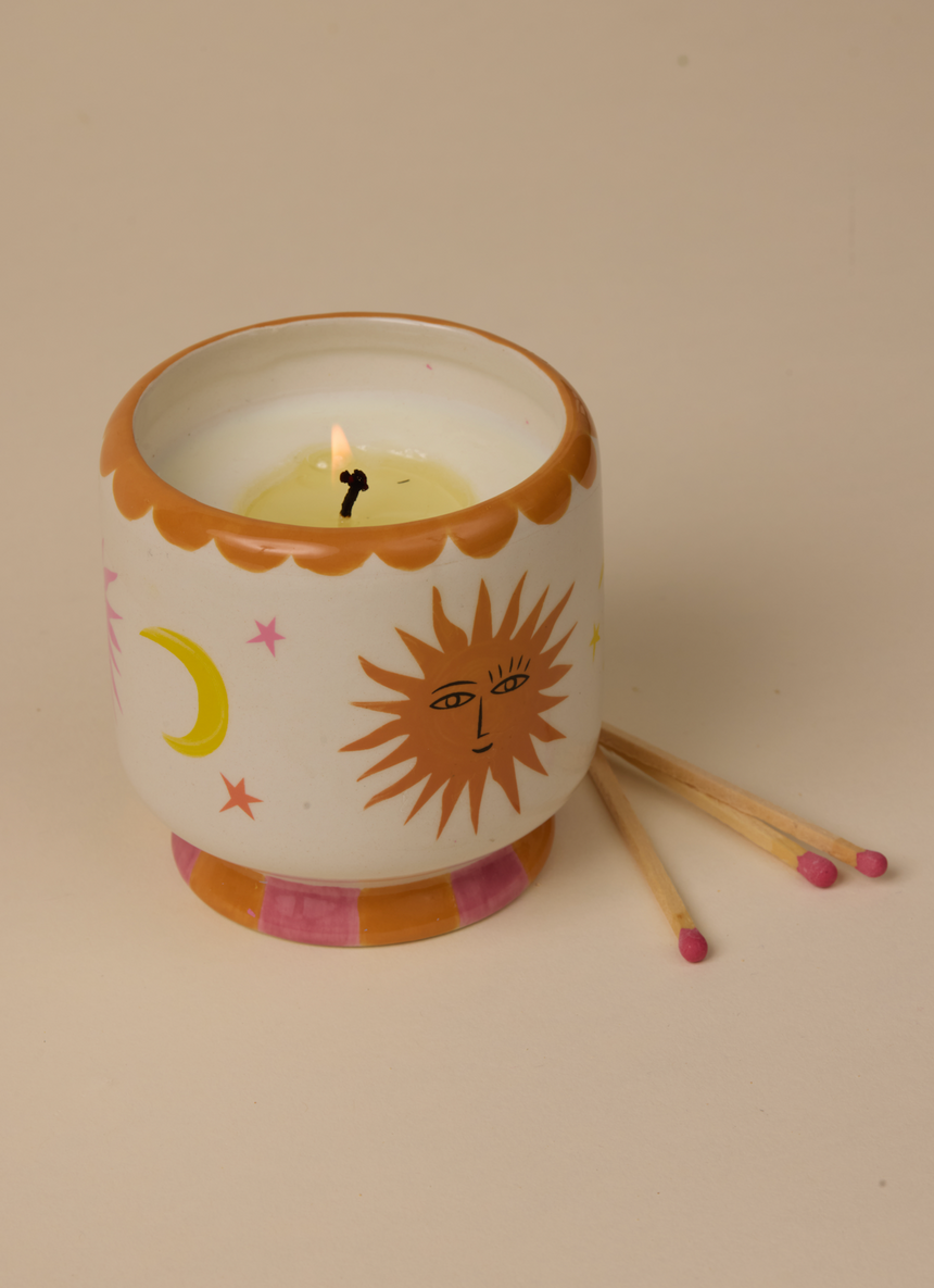 Paddywax A Dopo Sun Ceramic Scented Candle, Orange Blossom