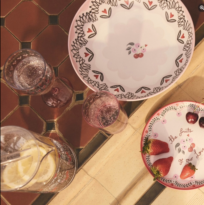 Cath Kidston Cherry  Melamine Serving Bowl