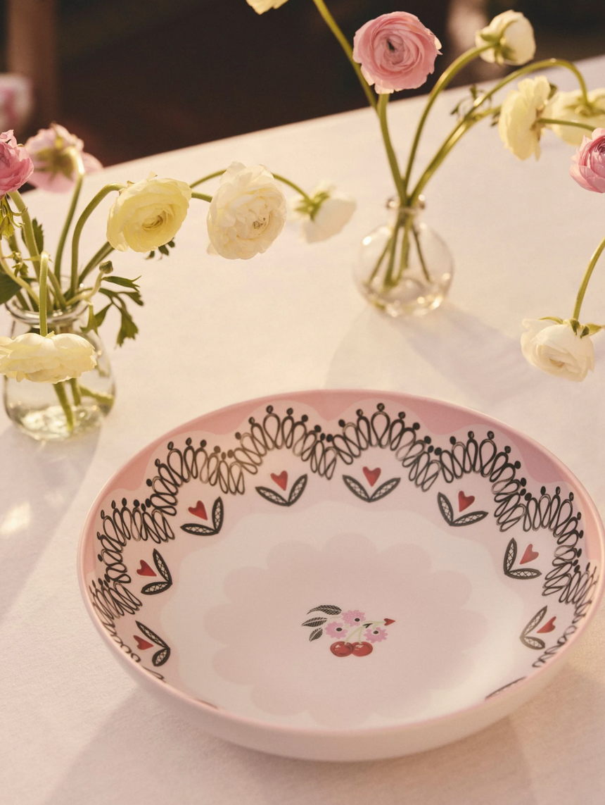 Cath Kidston Cherry  Melamine Serving Bowl