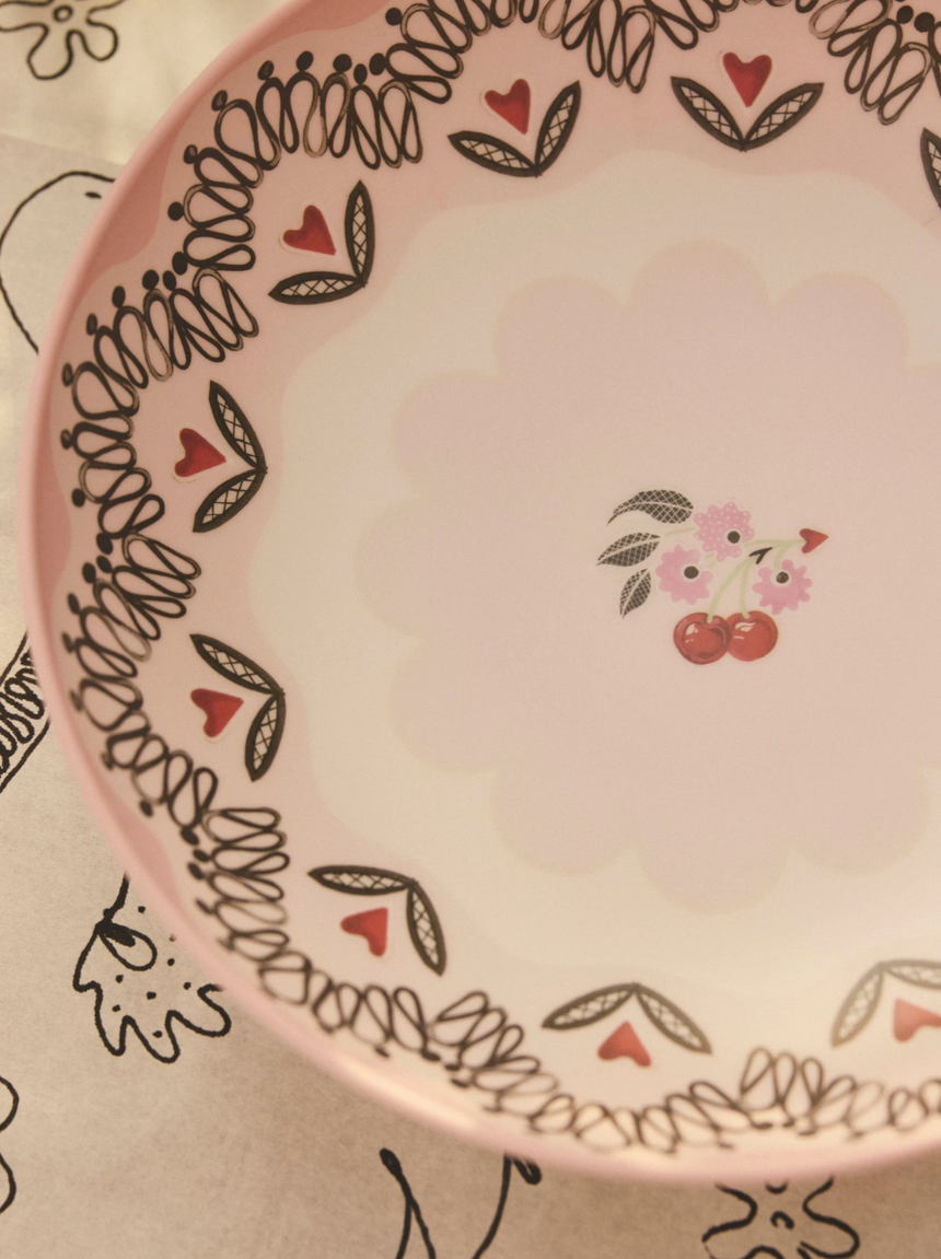 Cath Kidston Cherry  Melamine Serving Bowl