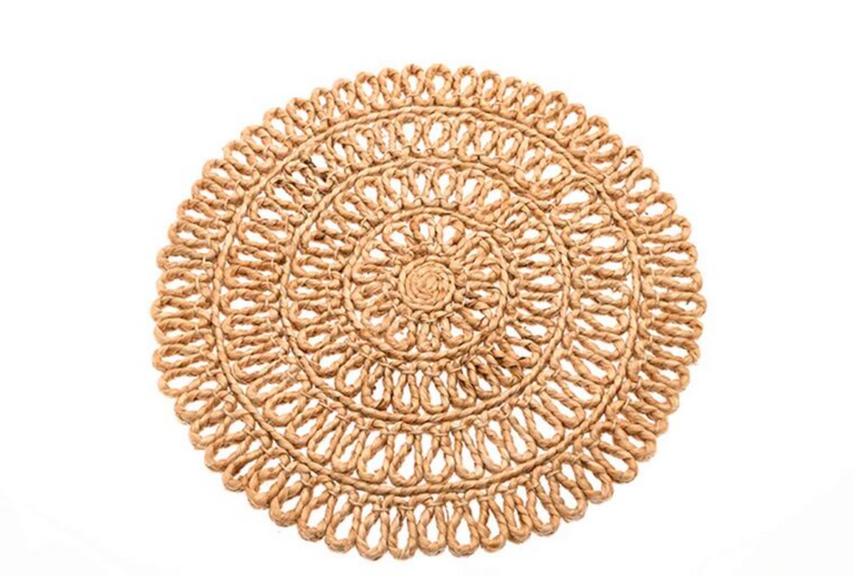 Walton & Co Looped jute Circular Trivet