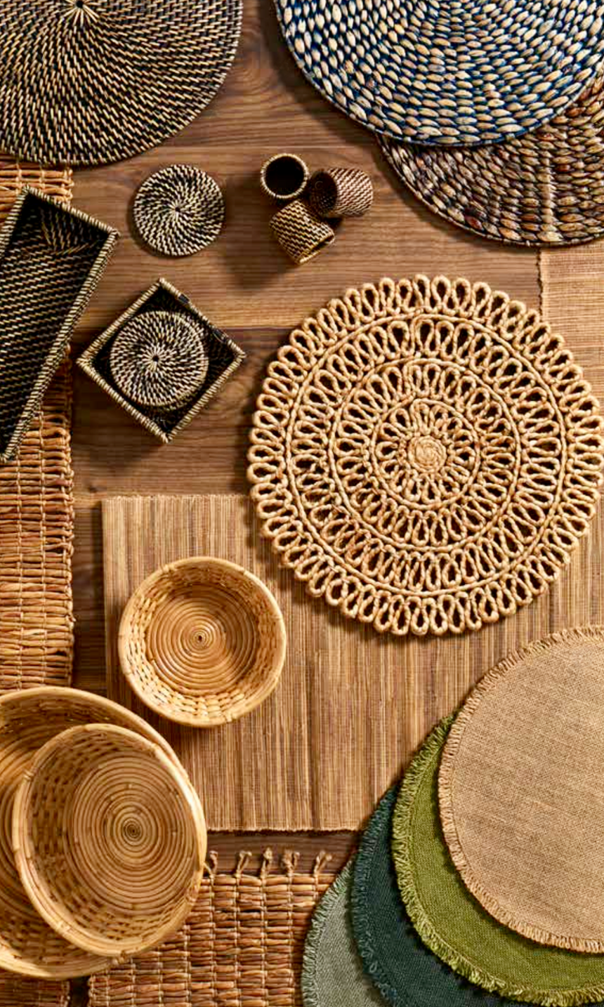 Walton & Co Looped jute Circular Trivet