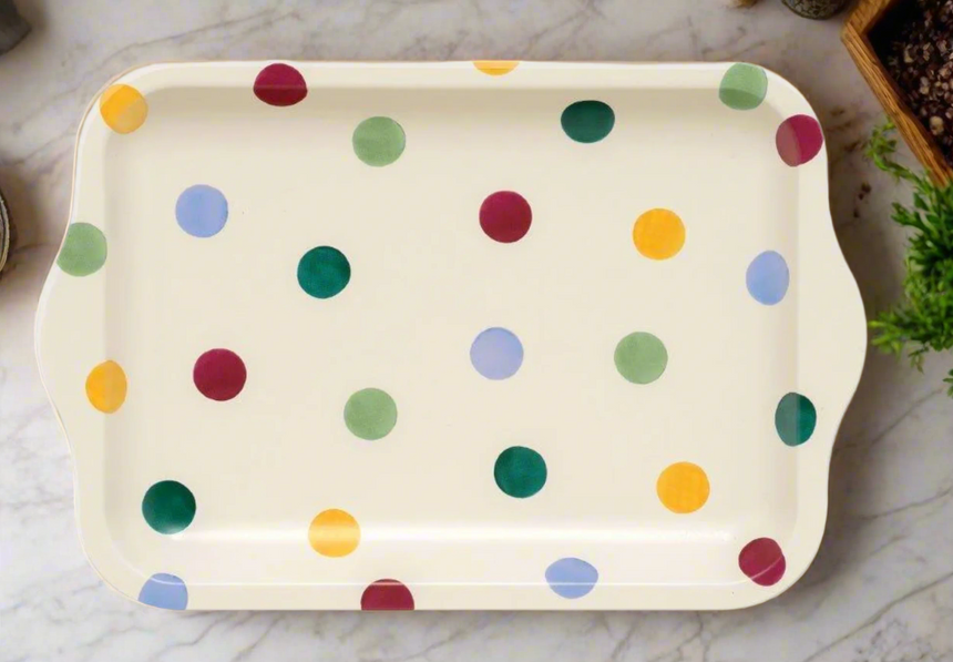 Emma Bridgewater Mini Serving Tray, Polka Dots