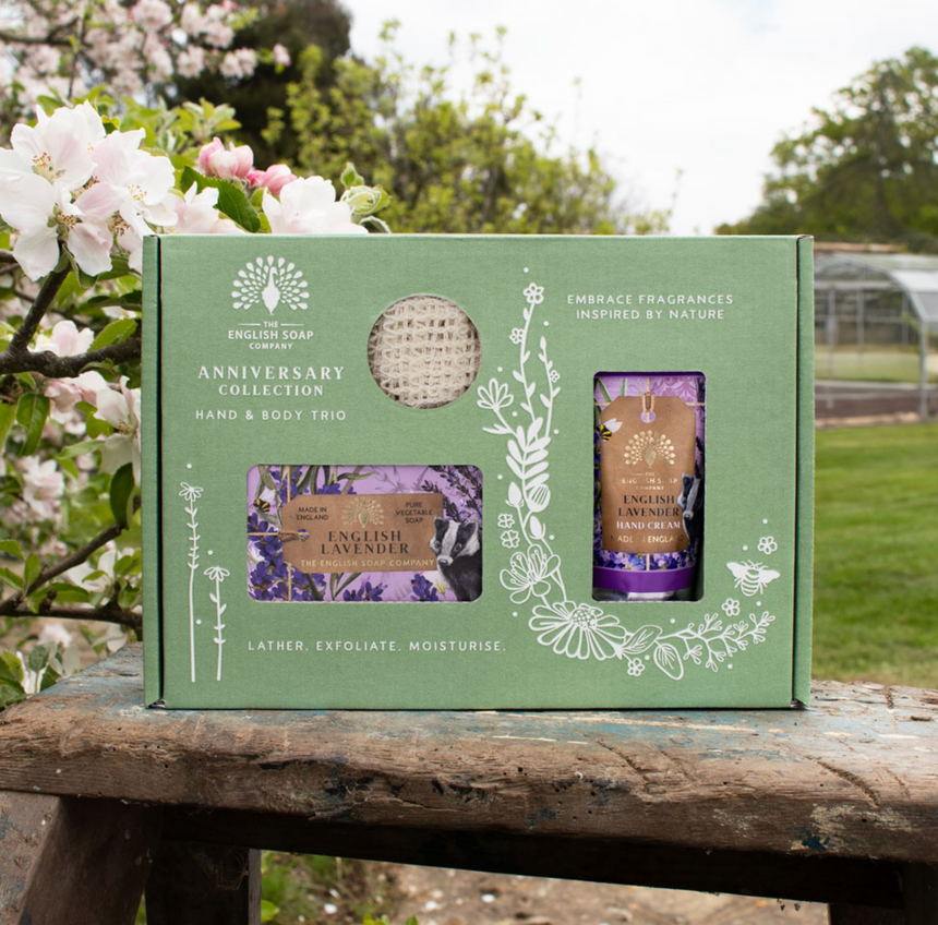 The English Soap Company Anniversary, English Lavender Gift Set