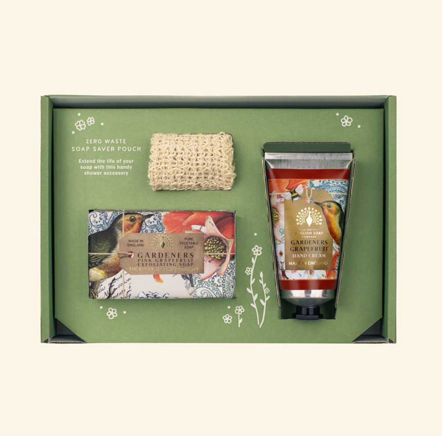 The English Soap Company Anniversary, Gardeners Grapefruit Soap & Hand Cream Gift Set