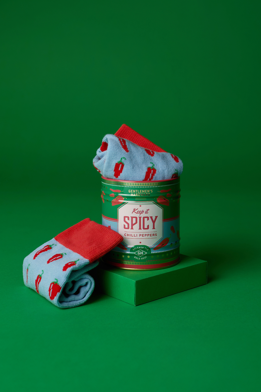 Gentlemens Hardware Socks In A Can, Chillies