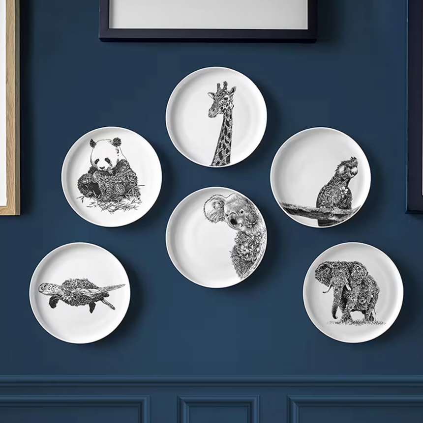 Maxwell & Williams Marini Ferlazzo Wildlife Side Plate, Panda