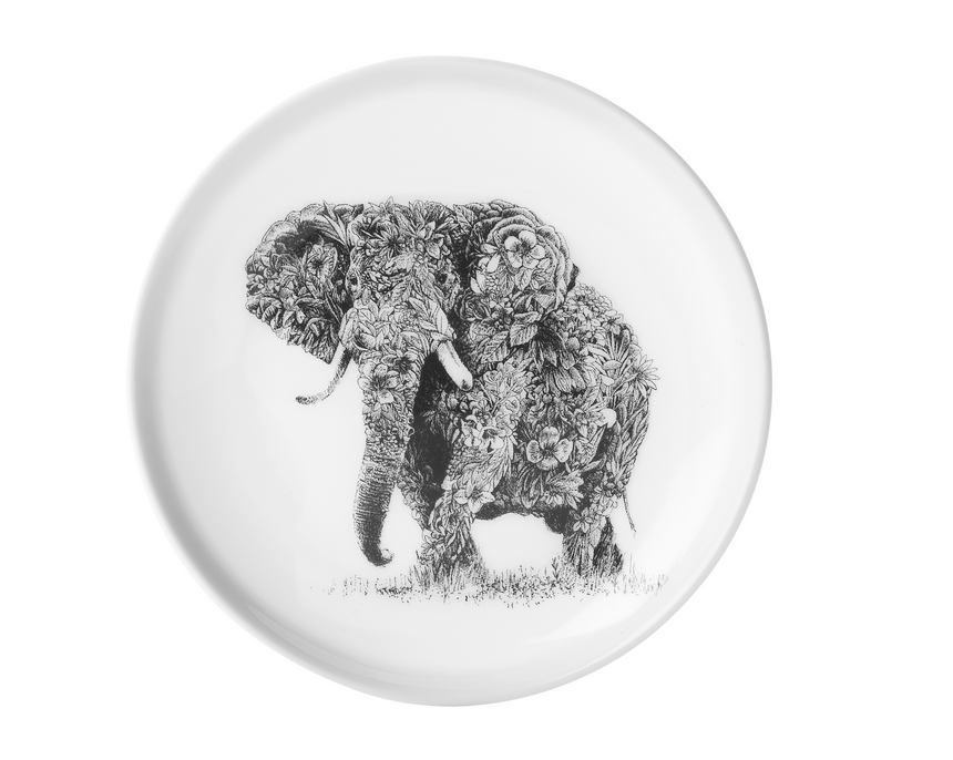 Maxwell & Williams Marini Ferlazzo Wildlife Side Plate, African Elephant