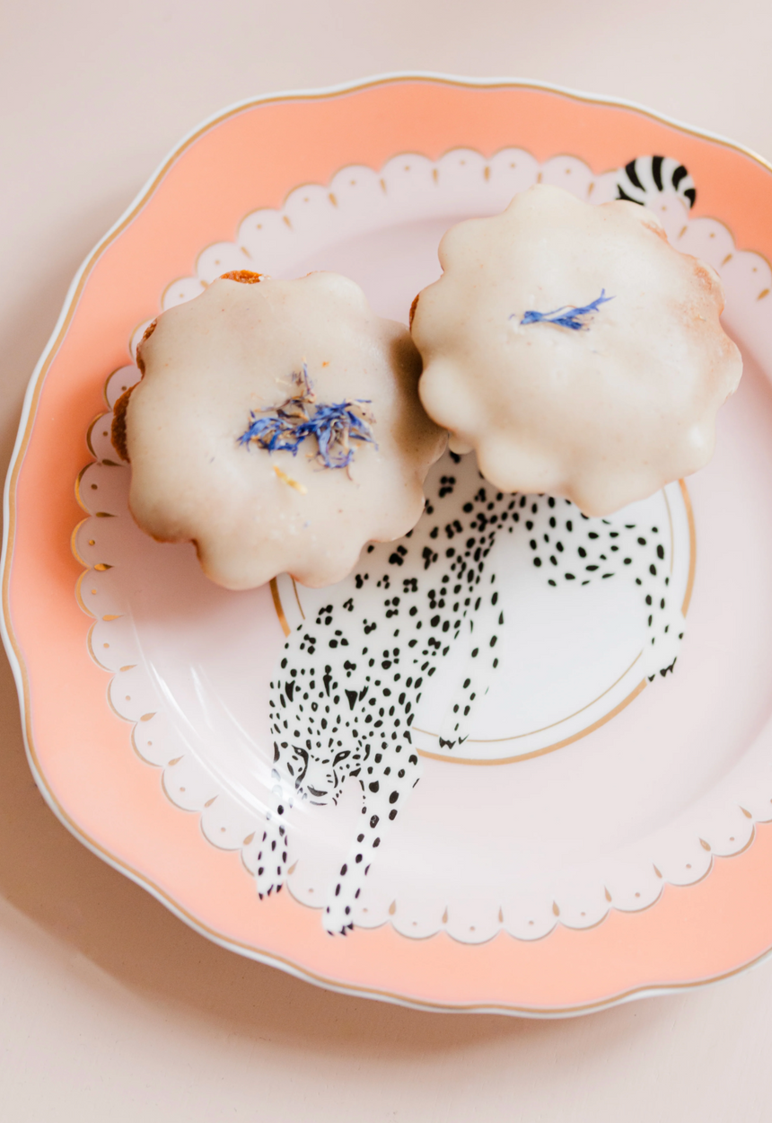 Yvonne Ellen Leopard Tea Plate