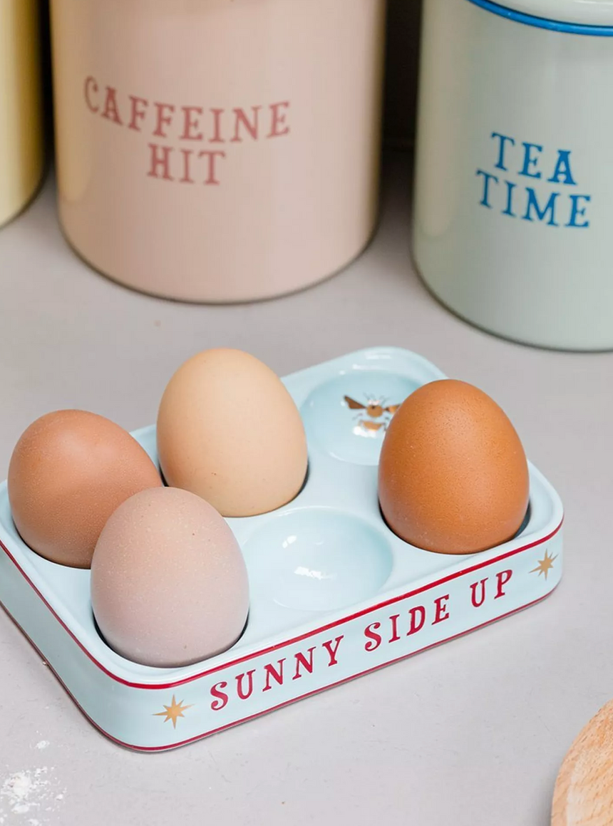 Yvonne Ellen Sunny Side Up Ceramic Egg Holder