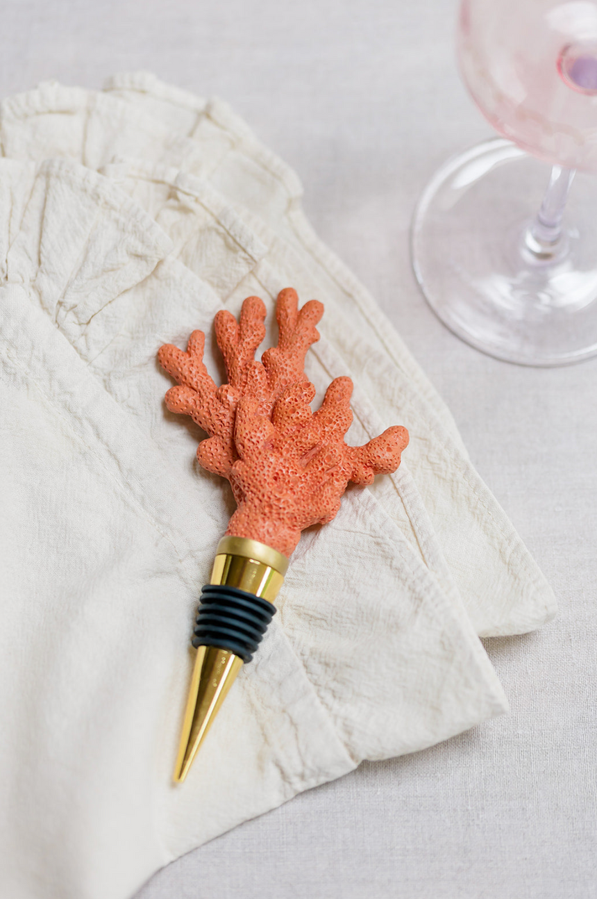 Yvonne Ellen Coral Bottle Stopper