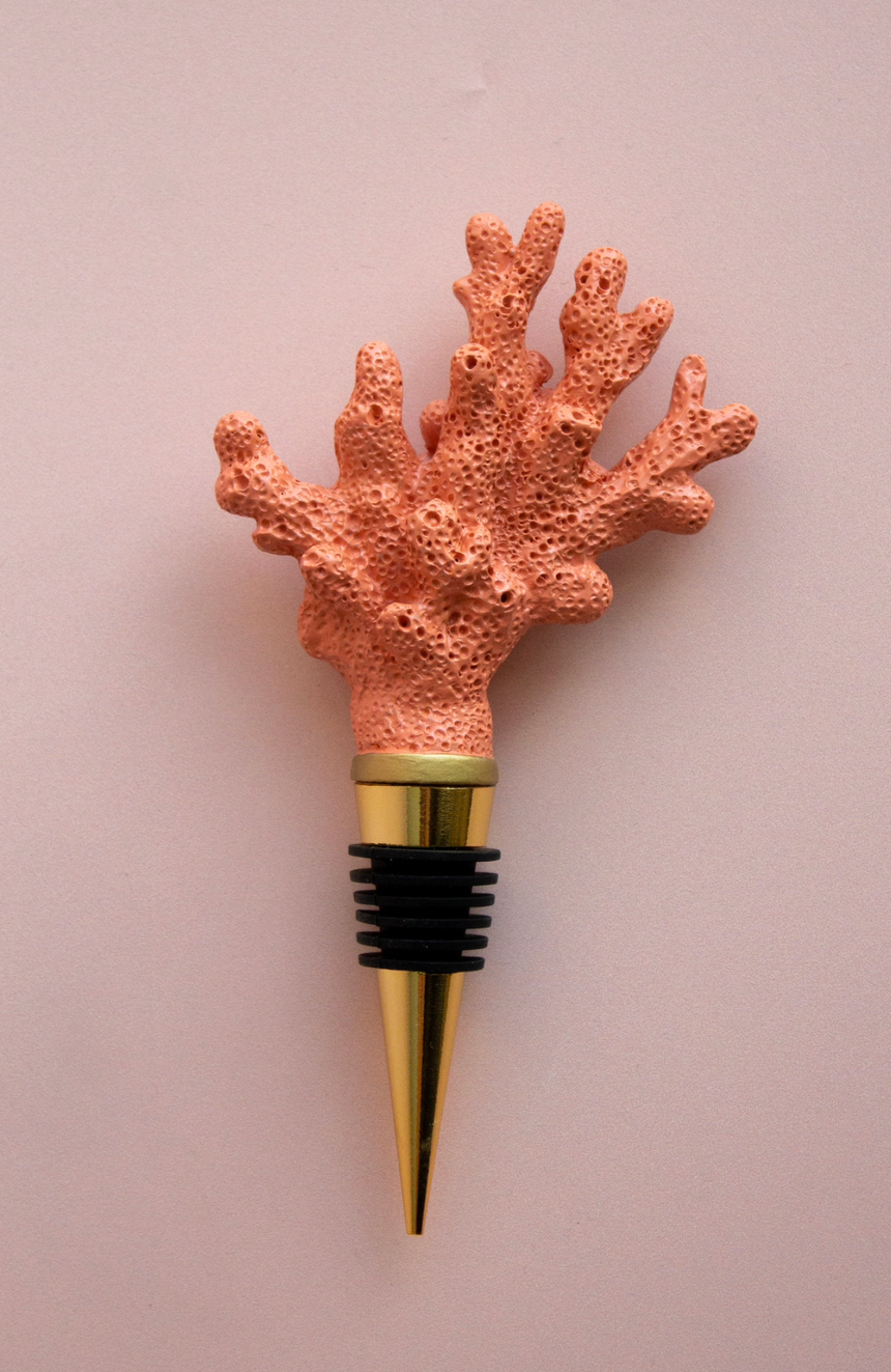 Yvonne Ellen Coral Bottle Stopper