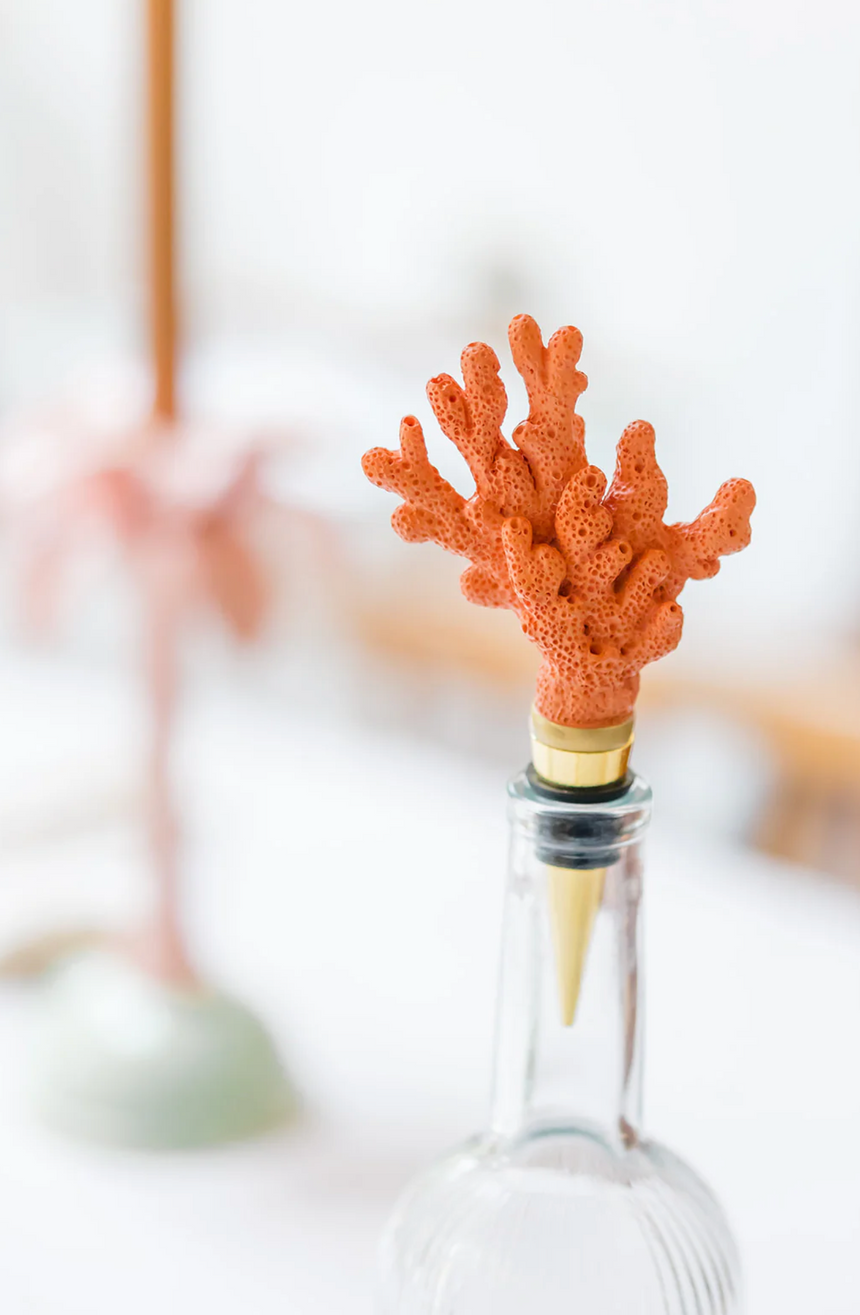 Yvonne Ellen Coral Bottle Stopper