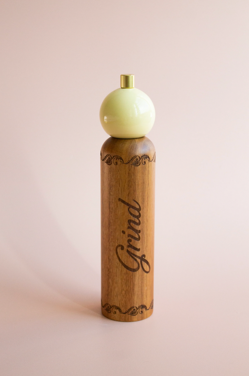 Yvonne Ellen Wood Pepper Grinder