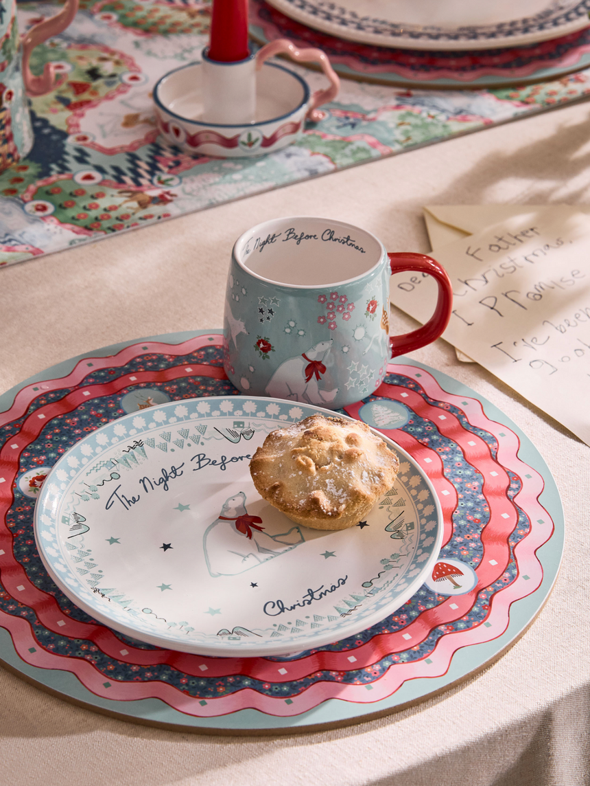 Cath Kidston Magical Winter Set Of 4 Placemats & Coasters