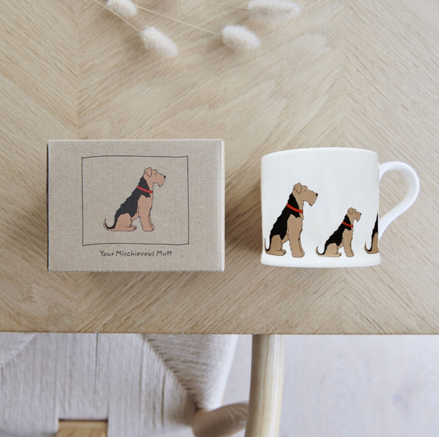 Sweet William Ceramic Mug, Welsh Terrier