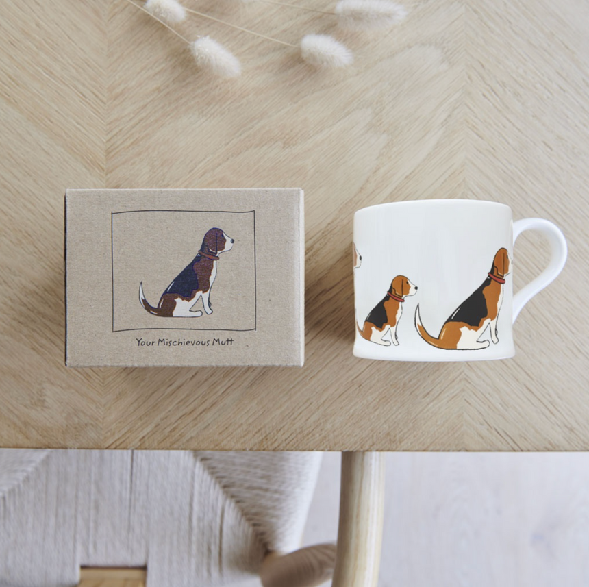 Sweet William Ceramic Mug, Beagle