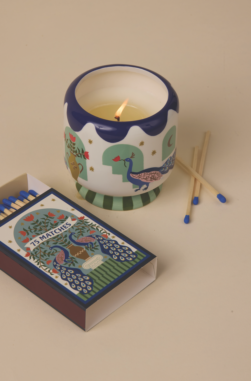 Paddywax A Dopo Luxury Matches, Peacock