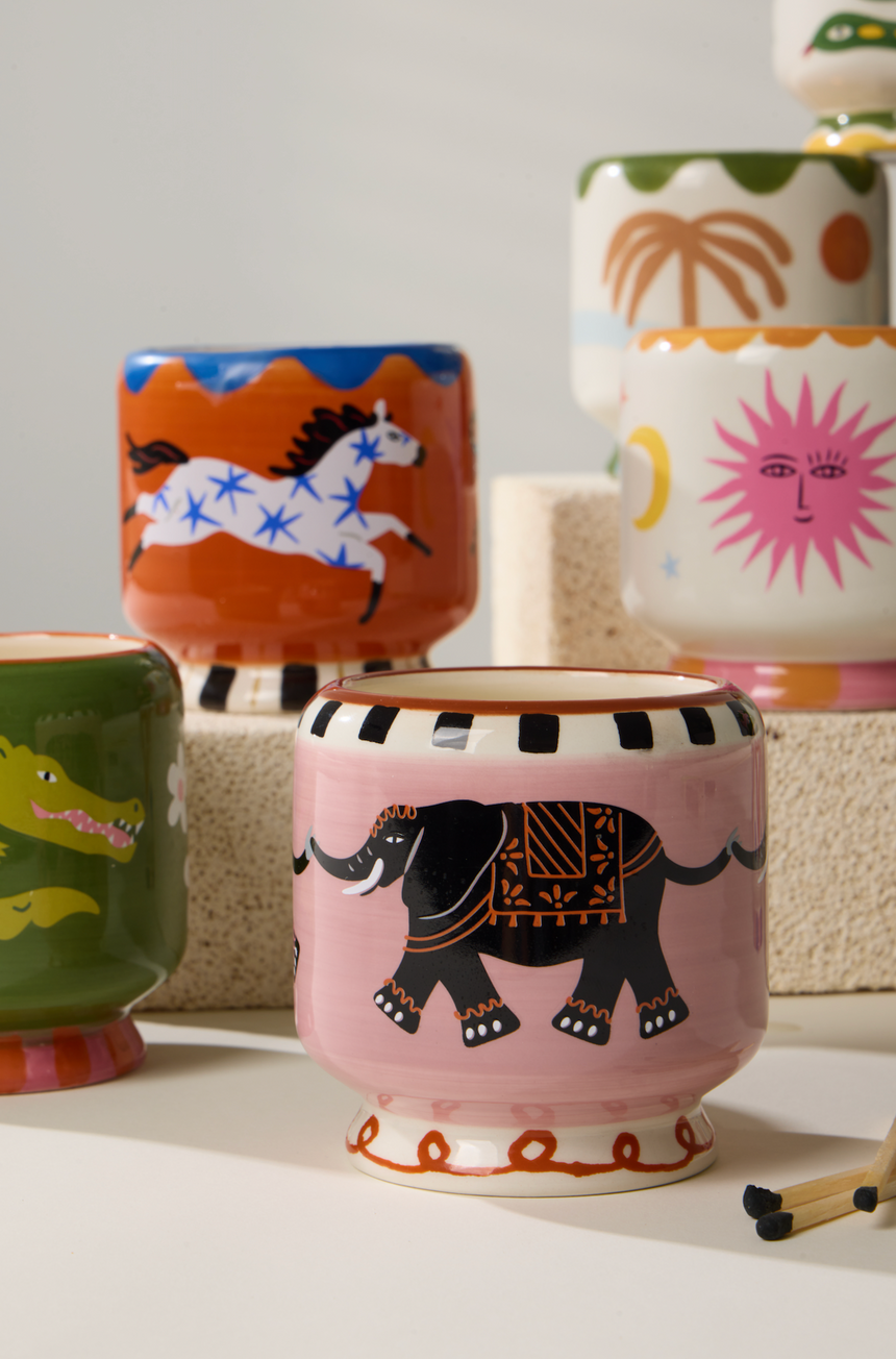 Paddywax A Dopo Horse Ceramic Scented Candle, Sienna Sunset