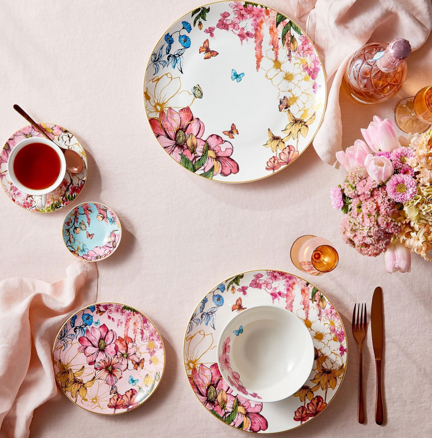 Maxwell & Williams Estelle Michaelides Enchantment 12 Piece Coupe Dinner Set