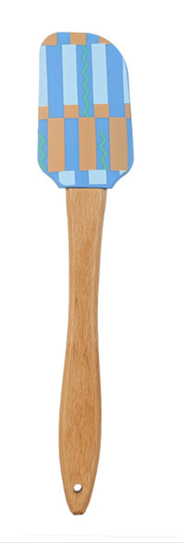 Talking Table Food Icons Silicone Spatula, Geo