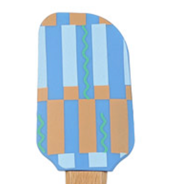 Talking Table Food Icons Silicone Spatula, Geo