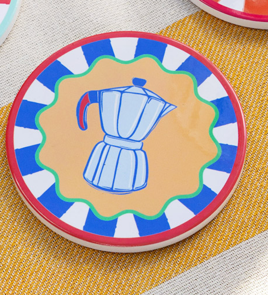 Talking Tables Bon Appetit Drink Icons Coaster
