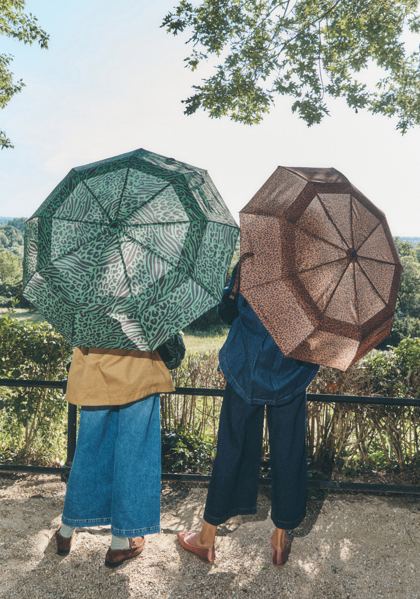 Roka London Waterloo Sustainable Umbrella, Mixed Animal