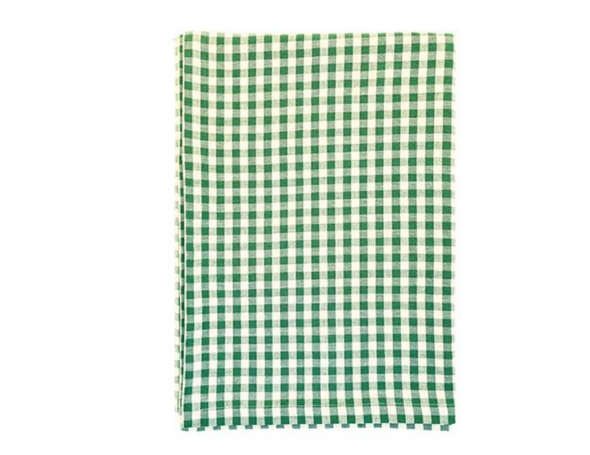 Walton & Co Gingham Cotton Tablecloth,  Foliage Green