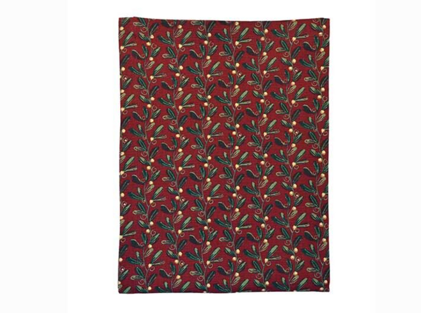 Walton & Co Under The Mistletoe Cotton Tablecloth