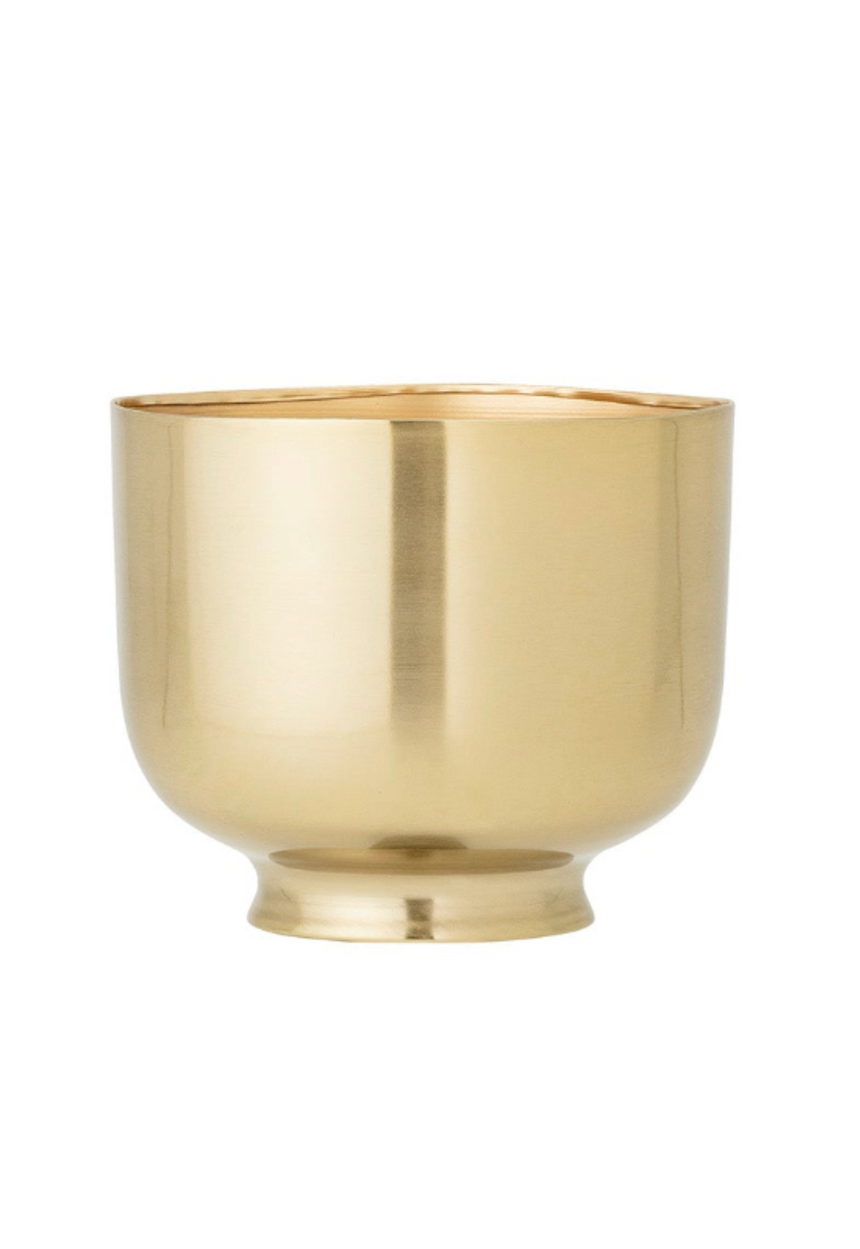 Bloomingville Metal Planter, Gold