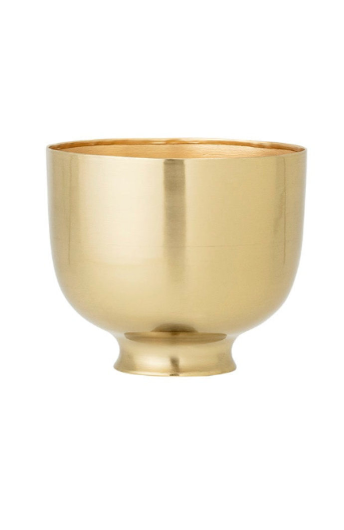 Bloomingville Metal Planter, Gold