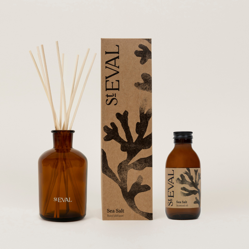 St Eval Reed Diffuser, Sea Salt