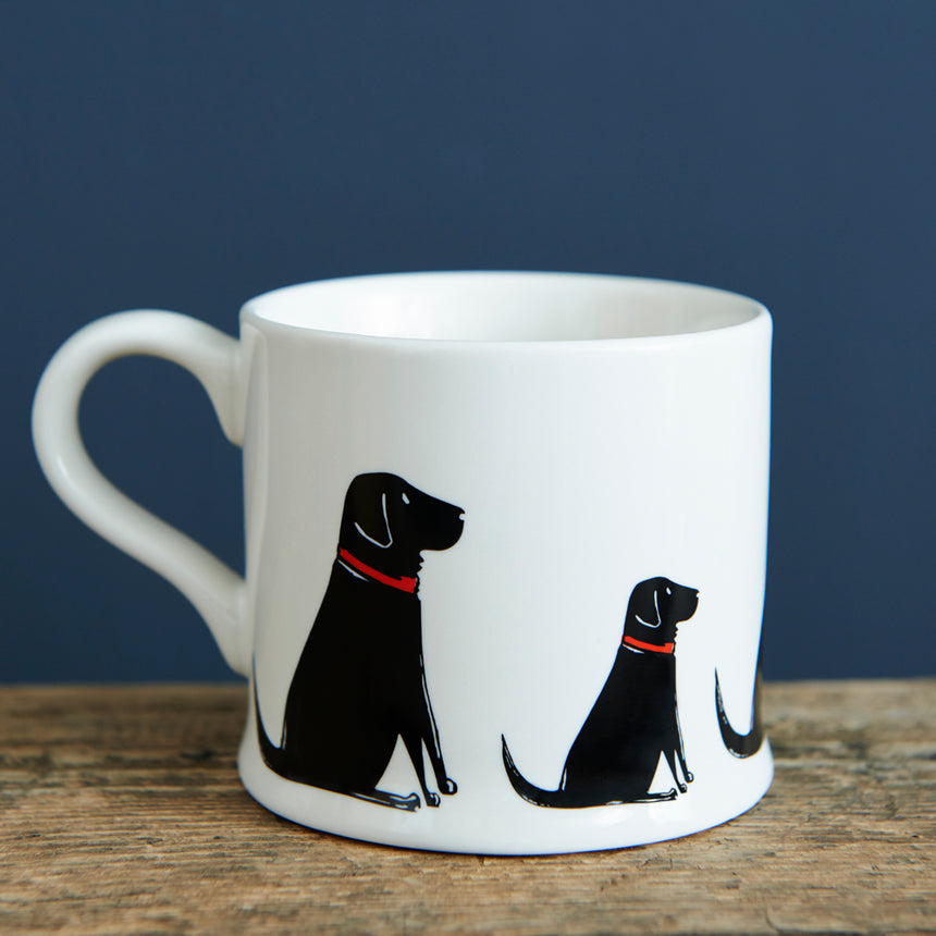 Sweet William Ceramic Mug, Black Labrador