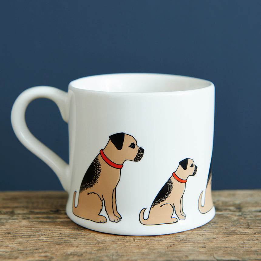 Sweet William Ceramic Mug, Border Terrier