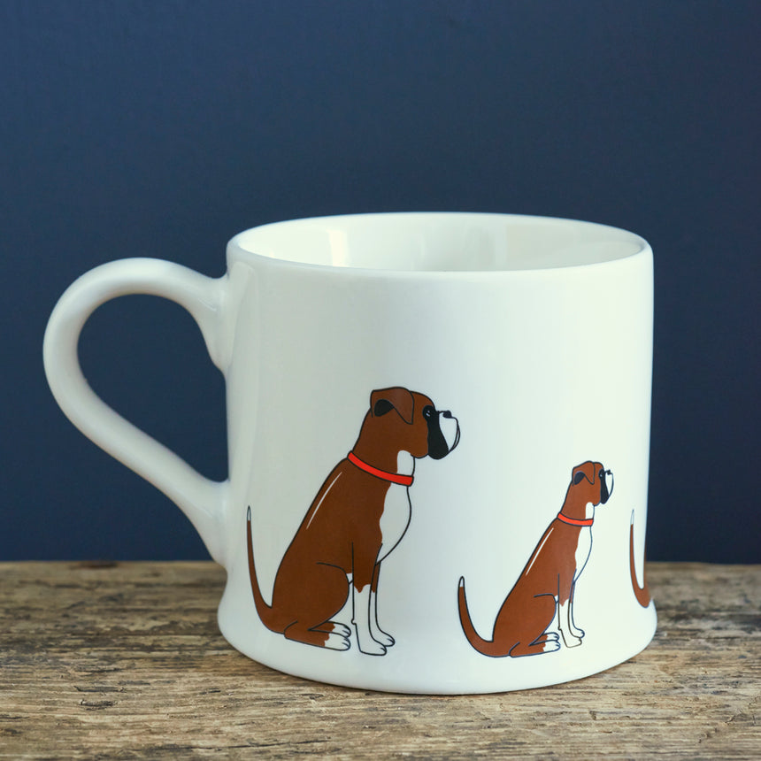 Sweet William Ceramic Mug, Boxer