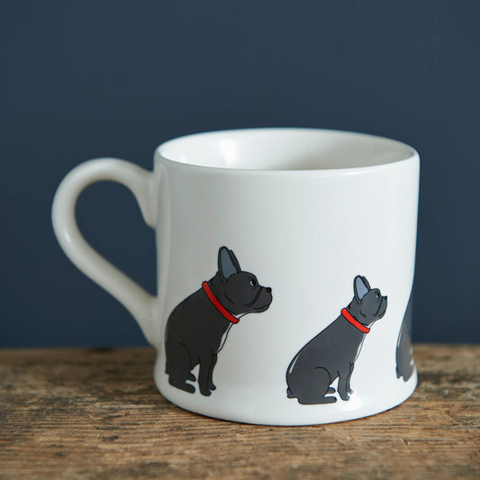 Sweet William Ceramic Mug, French Bulldog