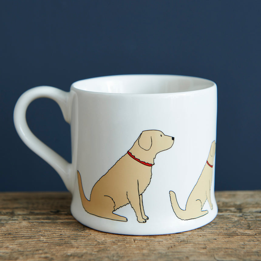 Sweet William Ceramic Mug, Golden Retriever