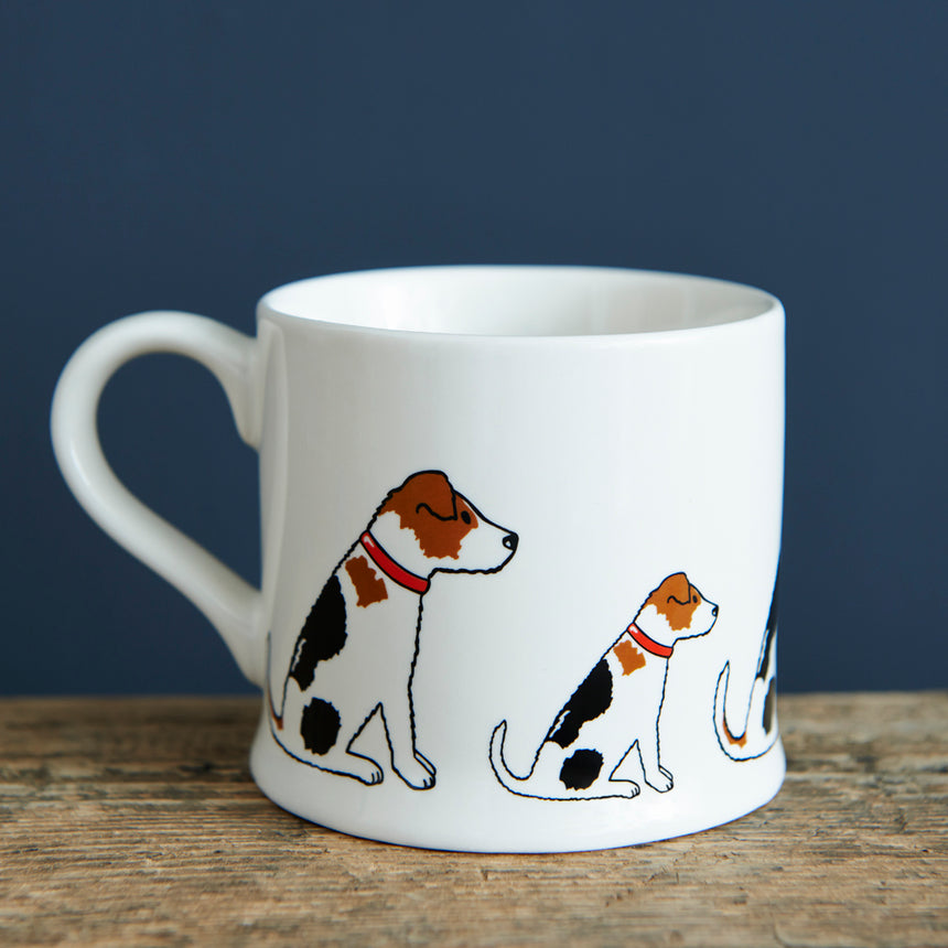 Sweet William Ceramic Mug, Jack Russell