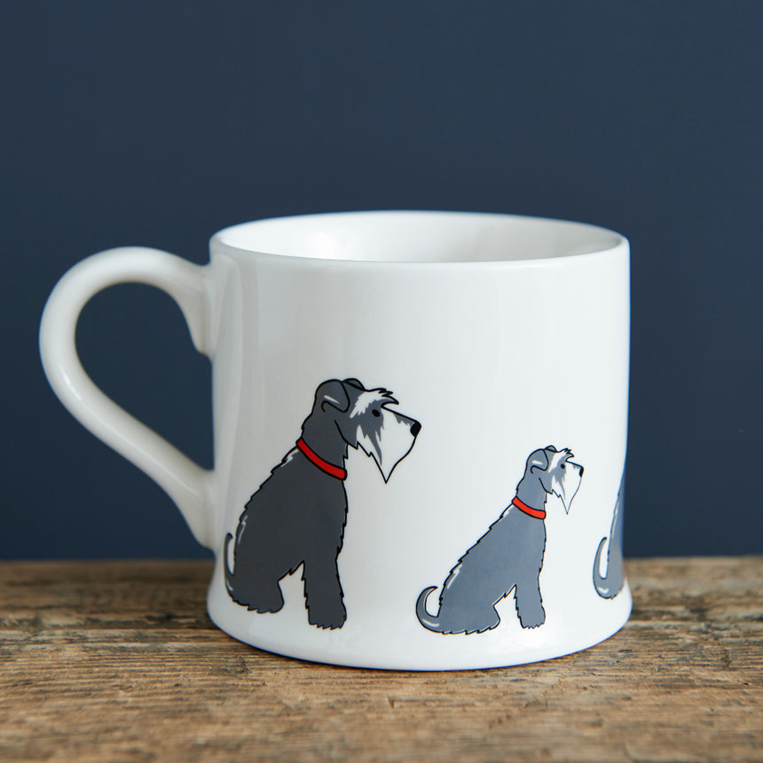 Sweet William Ceramic Mug, Schnauzer