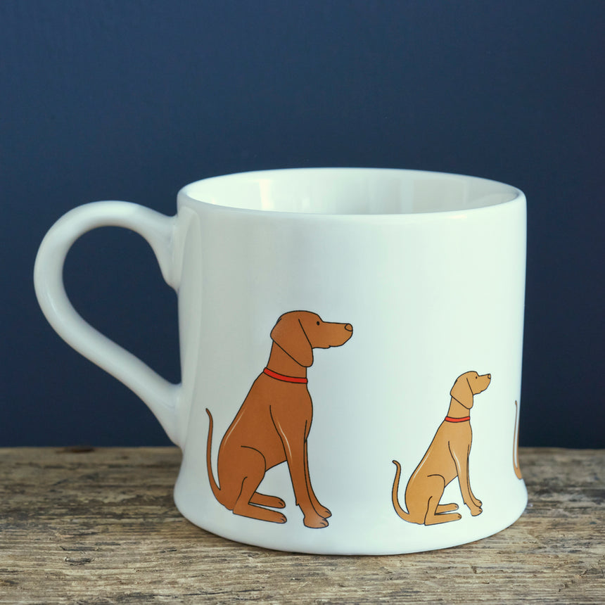 Sweet William Ceramic Mug, Vizsla